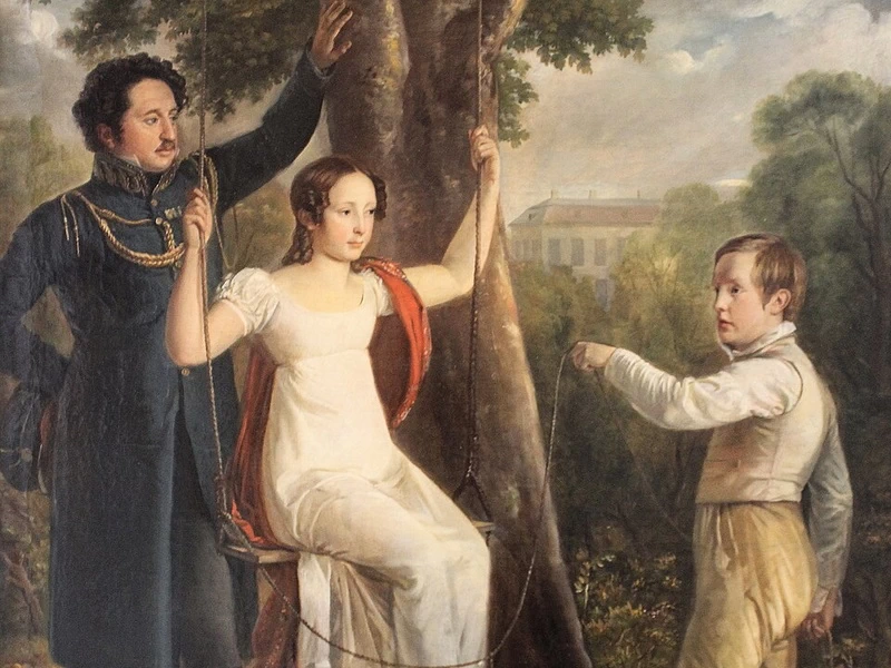 1777-Per Krafft the Younger - Una famiglia - Museo d'arte di Malmö